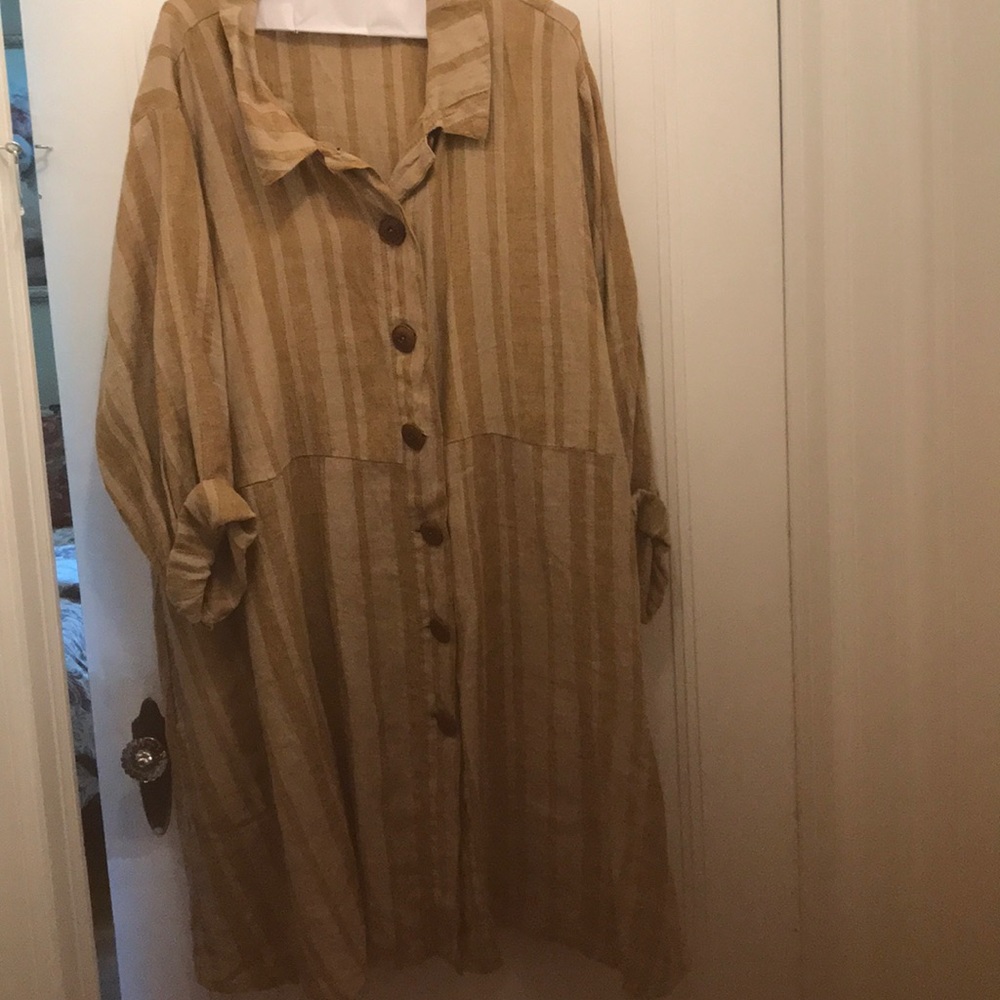 Flax linen dress/jacket